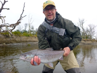 The author with a robalo The author with a robalo