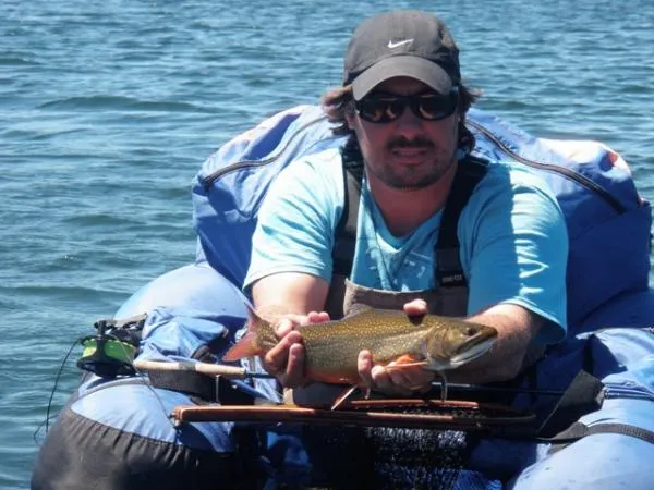 User submitted picture: Marcos Trueba and a brook...